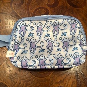 Roller Rabbit Blue Pouch